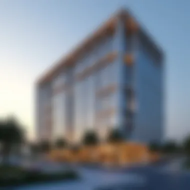 Architectural Elegance of Al Ferdous Building Exterior view showcasing the architectural elegance of Al Ferdous Building