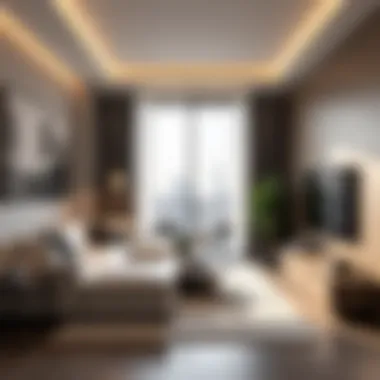 Contemporary Living Spaces in Dubai Modern apartment in Dubai