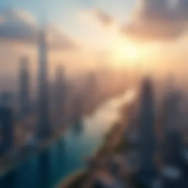 Breathtaking Views of the Dubai Skyline Scenic views of Dubai skyline