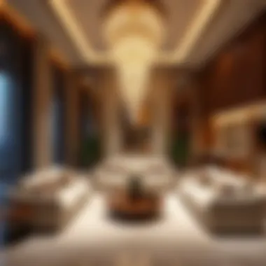 Opulent Interiors of Elan Dubai Luxurious interior of a residence in Elan Dubai