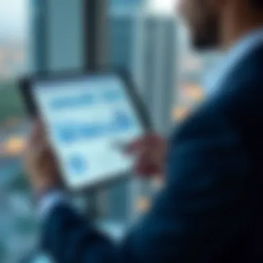 Providing Clients with Insights through the Emaar Portal Agent providing insights to clients with visual data representations