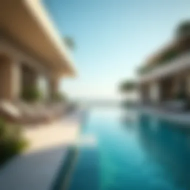 Exclusive Amenities at Emaar Beachfront Exclusive amenities including a private pool and beachfront access highlighting the lifestyle offered at Emaar Beachfront