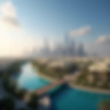 Skyline of Emaar Oasis: A Luxurious Living Experience Stunning skyline view of Emaar Oasis showcasing luxury residential towers