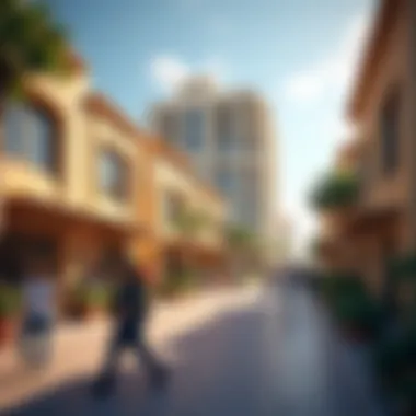 Local Culture around Al Waleed Building Vibrant local culture surrounding Al Waleed Building, showcasing community life.