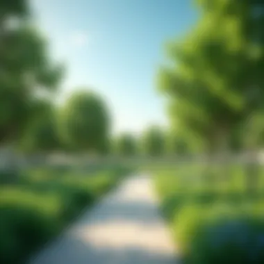 Lush Green Community Park in Al Wasl Zabeel Community park in Al Wasl Zabeel with lush greenery
