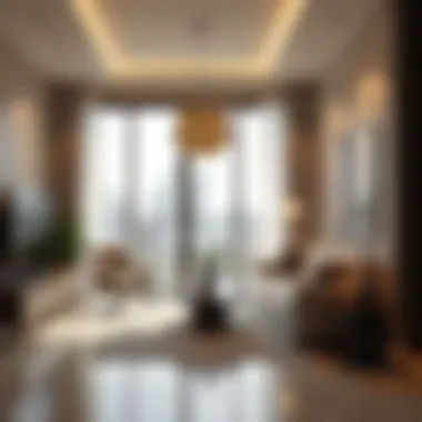 Interior of a luxury apartment in Al Wasl Zabeel