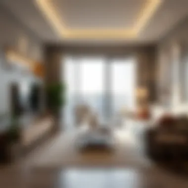 Chic Apartment Interiors in Bur Dubai Modern apartment interiors showcasing design trends