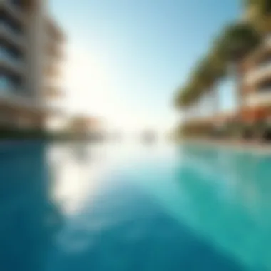 Serenity of the Infinity Pool Luxurious amenities at Aveline Residences, including a serene infinity pool.