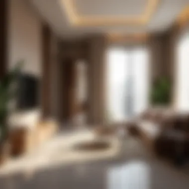Elegant Interior Design of Azizi Liatris Elegant living space interior within Azizi Liatris