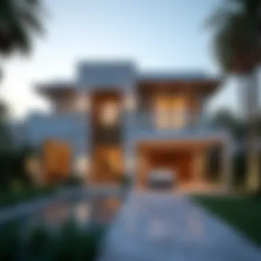 Architectural Elegance of Chalet Mamzar Stunning exterior view of Chalet Mamzar showcasing architectural elegance
