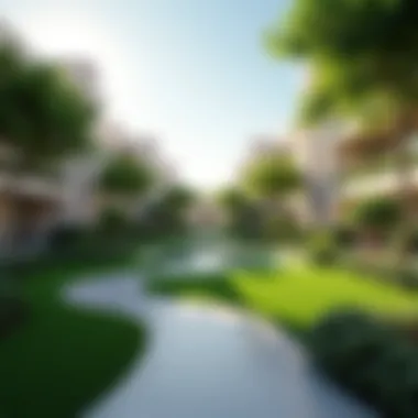 Lush Landscaped Gardens of Privé Residence Beautiful landscaped gardens surrounding Privé Residence
