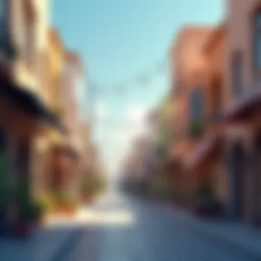 Local Amenities in Bur Dubai Vibrant streets of Bur Dubai highlighting local amenities