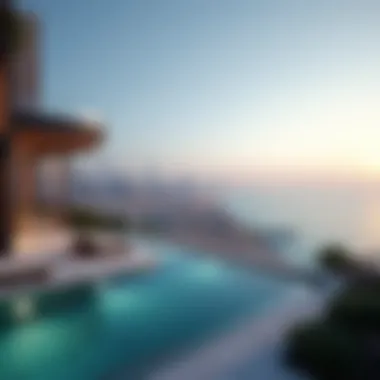 Stunning Skyline of The Palm Breathtaking view of The Palm, Dubai showcasing luxury penthouses