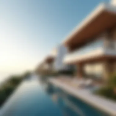 Innovative Architectural Design Modern architectural features of penthouses on The Palm