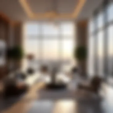 Dubai Marina: Interior Elegance Luxurious interiors of a high-end apartment in Dubai Marina