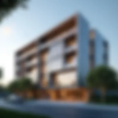 Modern Architecture of Zarooni Building Exterior view of Zarooni Building showcasing its modern architecture