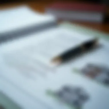 Understanding Property Ownership Documentation Close-up of legal documents related to property ownership