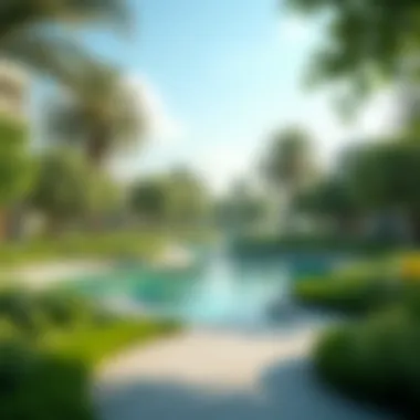 Recreational Spaces Near Jebel Ali Free Zone Lush green parks and recreational areas in the vicinity of Jebel Ali Free Zone