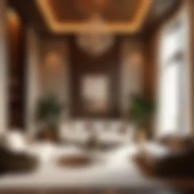 Opulent Interiors of Dubai's Luxury Homes Lavish interior design showcasing opulence and sophistication