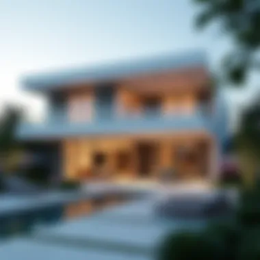 Architectural Elegance in Dubai Stunning architectural marvel of a luxury villa in Dubai