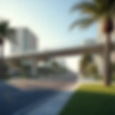 Real Estate Development Near Dubai Metro Real estate development near a Dubai Metro station