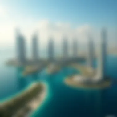 Stunning Aerial Perspective of Palm Jebel Ali Aerial view of Palm Jebel Ali showcasing its unique design