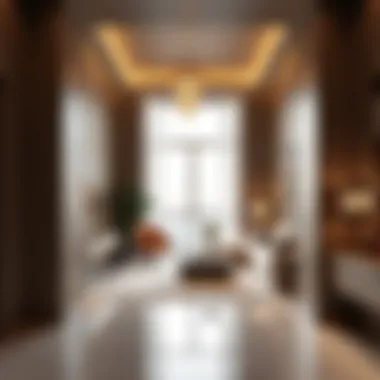 Luxurious Interiors of The Opus Luxurious interior space within The Opus highlighting exquisite design elements