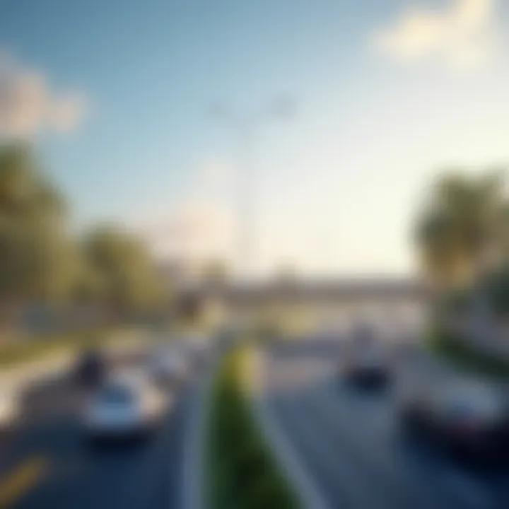 Transport connectivity and accessibility features around Jebel Ali Free Zone