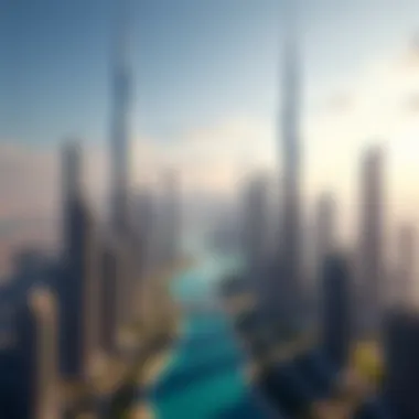 Dubai's Luxury Skyline Luxury skyline view of Dubai