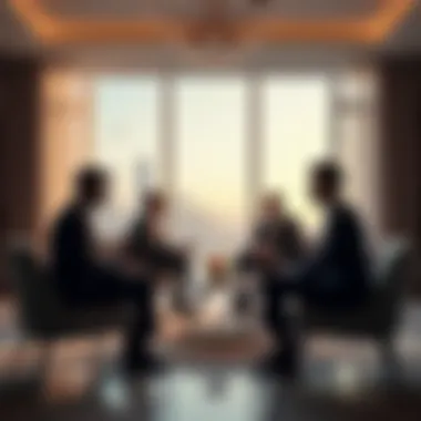 Strategic Discussion in Real Estate Transactions Real estate transaction meeting