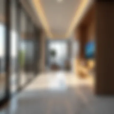 Trendy luxury apartment interiors Trendy luxury apartment interiors reflecting modern design